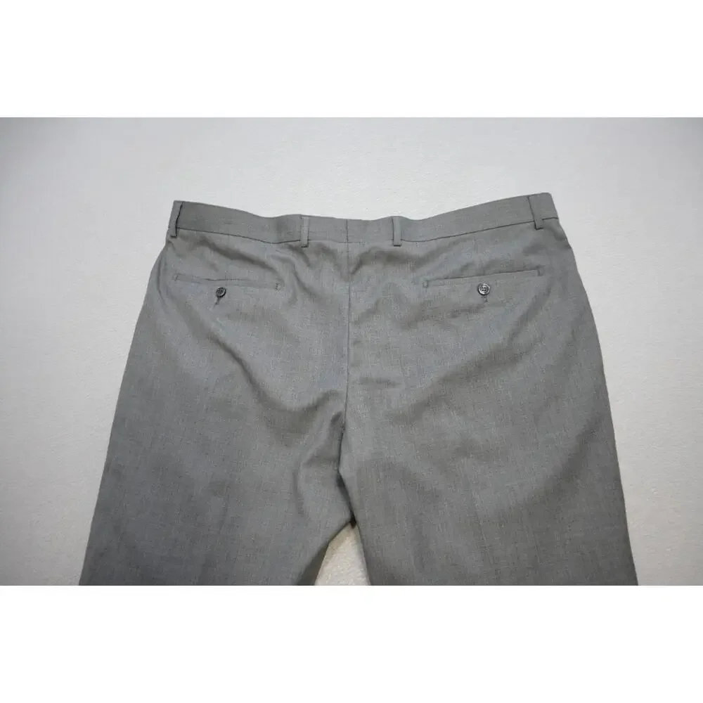 Vinci Slim Fit Tuxedo 2 Piece Suit Pants Jacket‎ Gray Mens Sz 44 x 30 50 R